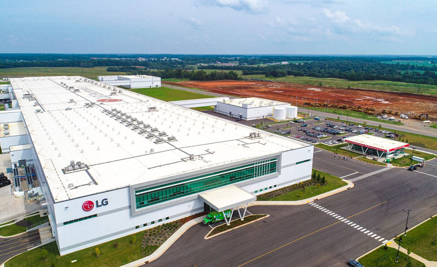 LG Electronics home appliance manufacturing facility in Clarksville, Tennessee